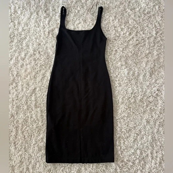 Zara Black Midi Dress size m - Picture 2 of 3